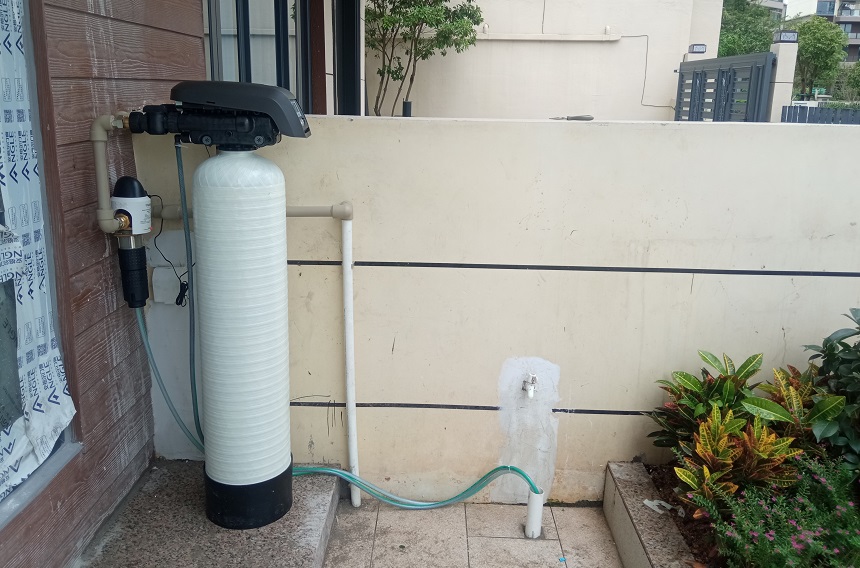 惠州碧桂園客戶安裝 前置過(guò)濾器+中央凈水器案例(圖1)